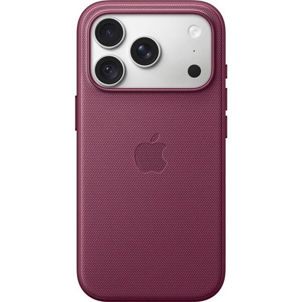 Kryt na mobil Apple iPhone 18 Pro Max TechWoven Case s MagSafe morušovo červený 

