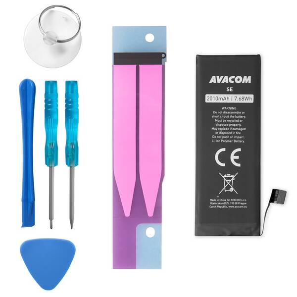 Batéria Avacom pre Apple iPhone SE - vysokokapacitná, Li-Ion 3,82 V 2010mAh (náhrada 616-00106) 

