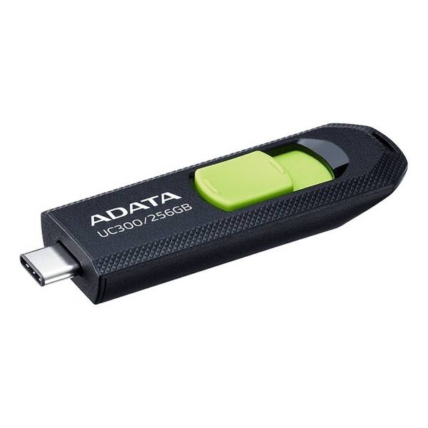 USB flashdisk ADATA UC300 256GB čierny/zelený

