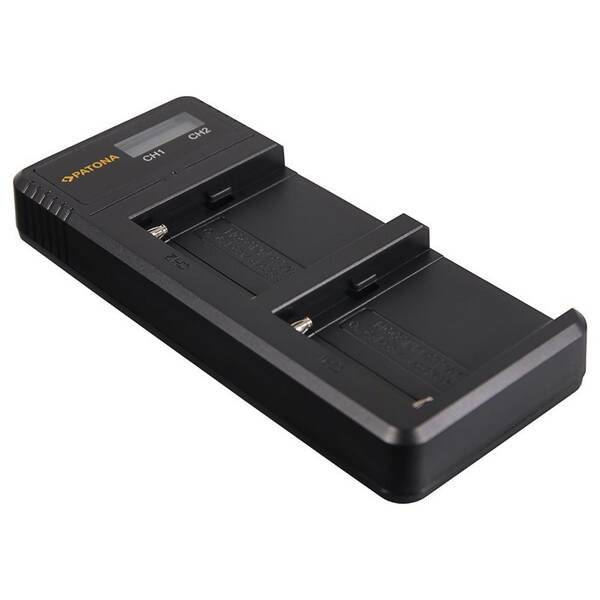 Nabíjačka PATONA Dual LCD pre Sony F550/F750/F970 USB 

