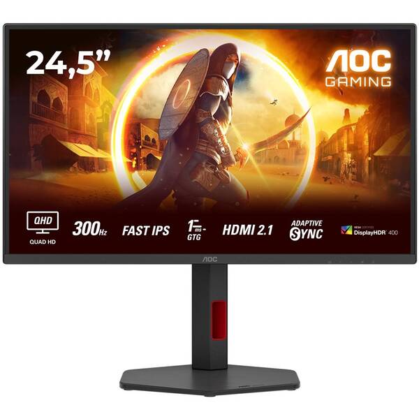 Herný monitor AOC Q25G4SR čierny

