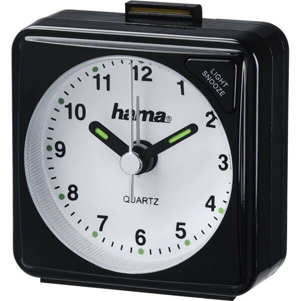 Budík Hama A50 čierny/biely

