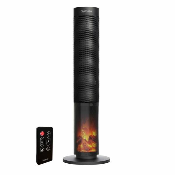 Teplovzdušný ventilátor Salente HotTower čierny

