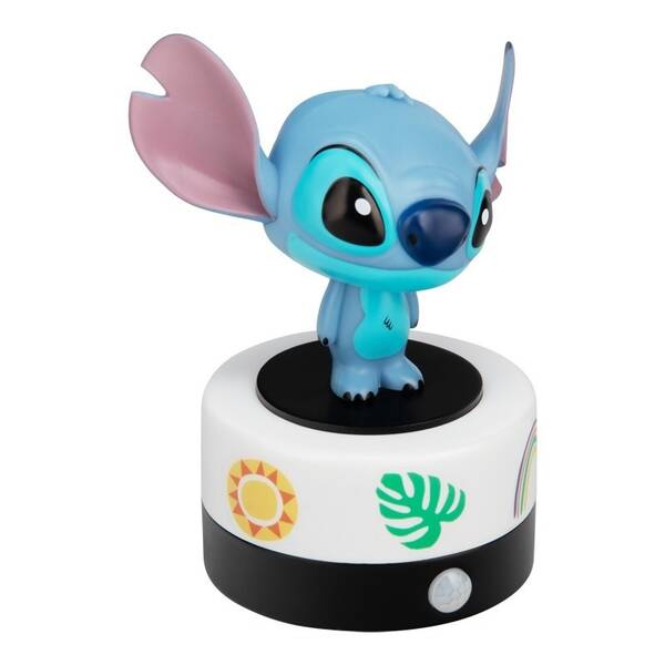 Dekoratívne LED Paladone Stitch biela/modrá

