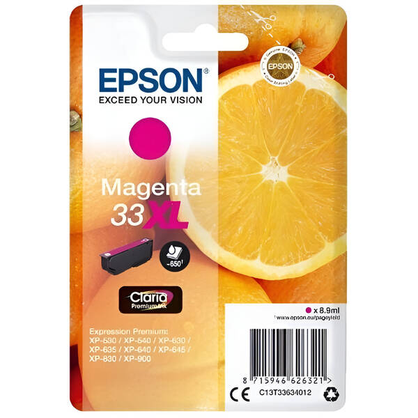 Cartridge Epson 33XL, 650 strán 


