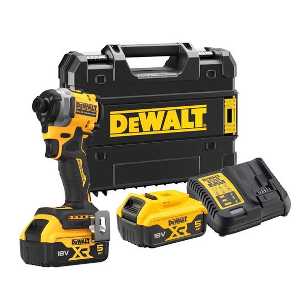 Rázový skrutkovač Dewalt DCF850P2T-QW (s batériou) 

