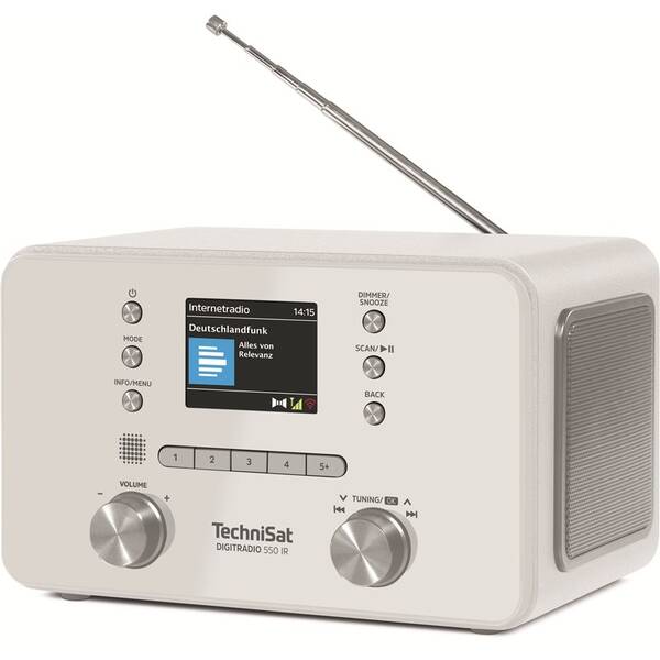 Internetový rádioprijímač s DAB+ Technisat DIGITRADIO 550 IR biely

