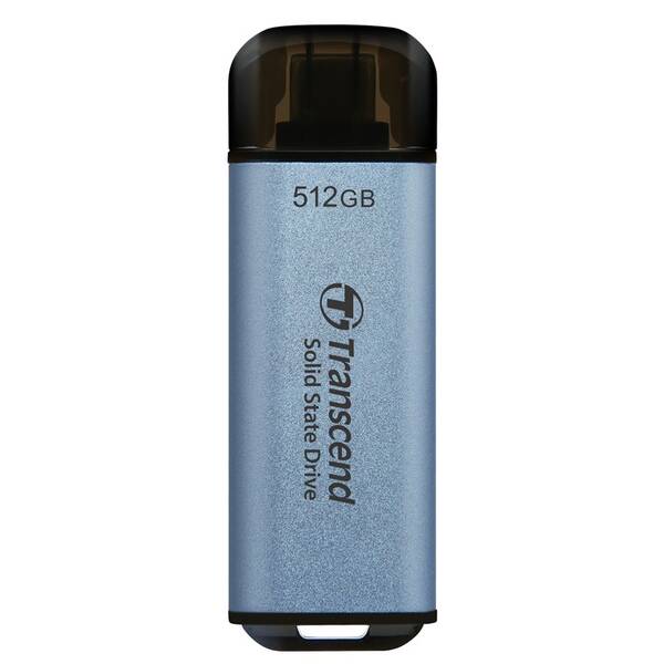 SSD externý Transcend ESD300C 512GB modrý


