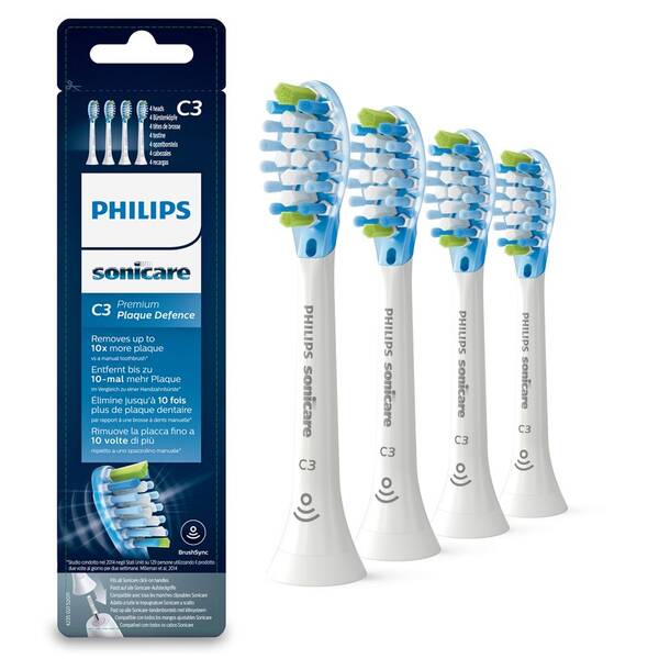 Náhradné hlavice Philips HX9044/17 (4 ks) biela

