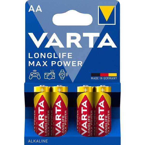 Batéria alkalická Varta AA, LR06, blister 4ks 

