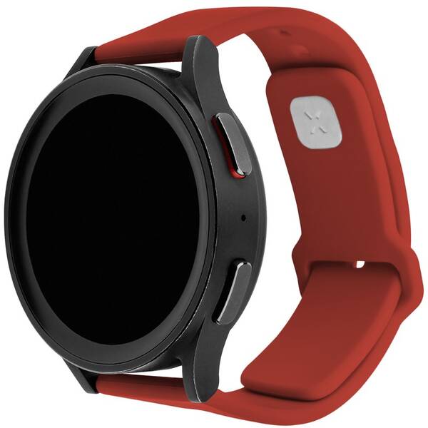 Remienok FIXED Silicone Sporty Strap s Quick Release 22mm červený

