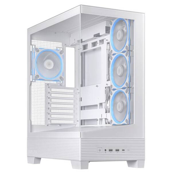 Case Asus A31 PLUS TG ARGB biela


