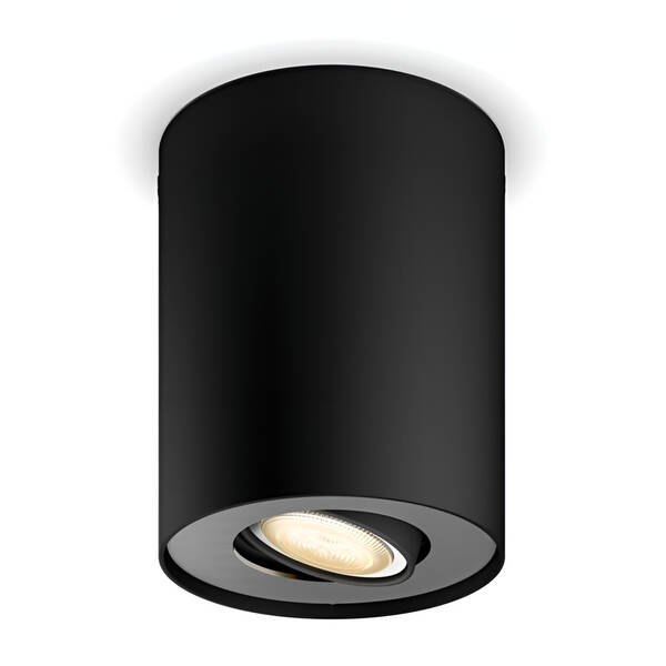 Bodové svietidlo Philips Pillar White Ambiance Spot čierne

