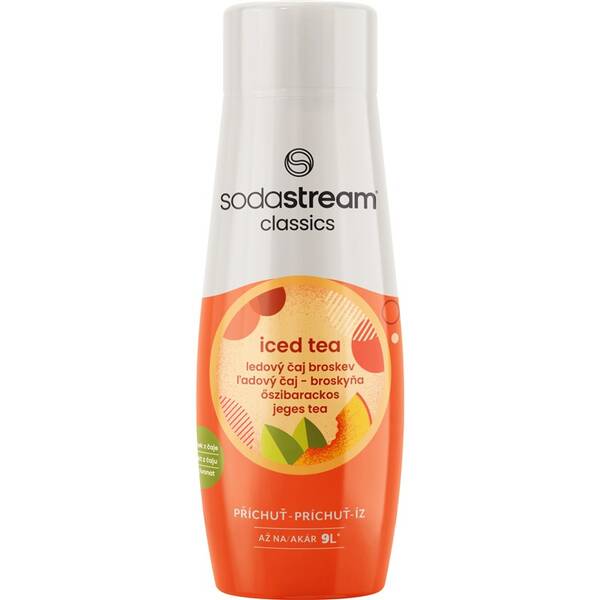 Príchuť pre šumivú vodu SodaStream Ľadový čaj broskyňa 440 ml 

