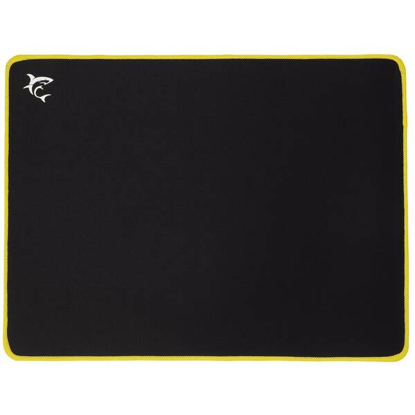 Podložka pod myš White Shark YELLOW-KNIGHT 40 × 30 cm čierna/žltá

