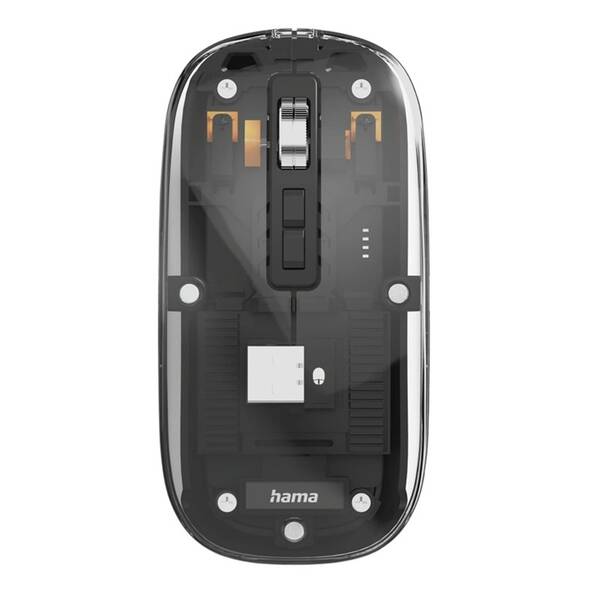 Myš Hama WM-600 priehľadná

