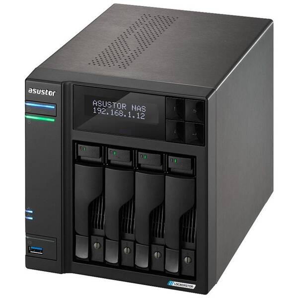 Sieťové úložisko Asustor Lockerstor 4 Gen2+ AS6704T v2 čierne


