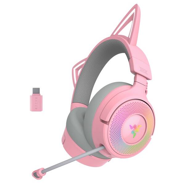 Headset Razer Kraken Kitty V3 Pro ružový

