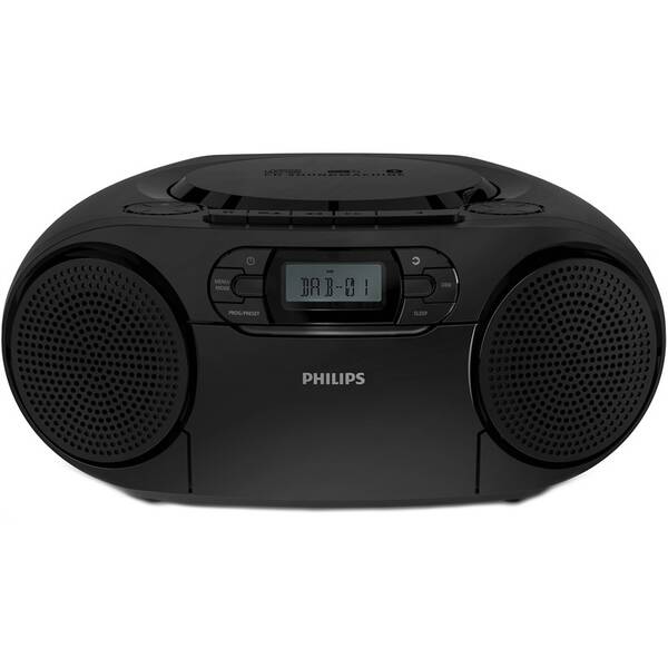 Rádiomagnetofón s DAB+/CD Philips TAZ2500 čierny

