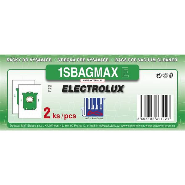 Vrecká pre vysávače Jolly MAX 1S BAG E (2 ks) 

