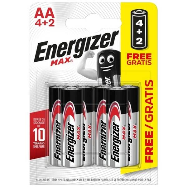 Batéria alkalická Energizer ULTRA AA LR06 (6 ks) 

