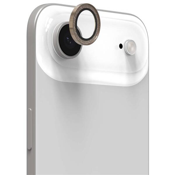 Tvrdené sklo ZAGG InvisibleShield Premium GL (CameraRing) Glitter na Apple iPhone Air zlaté

