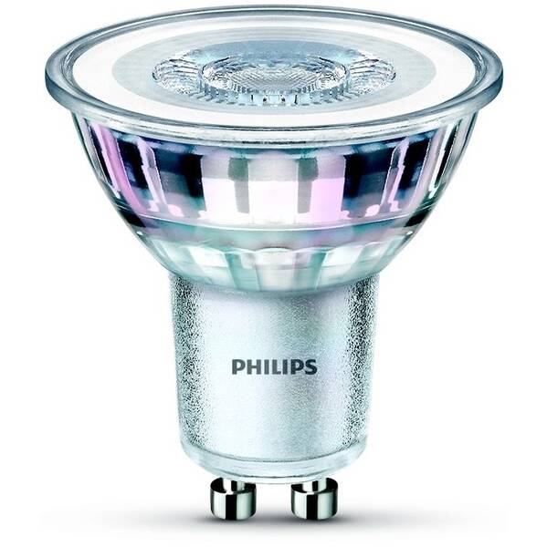 LED žiarovka Philips 4,6 W, GU10, teplá biela, 10 ks 

