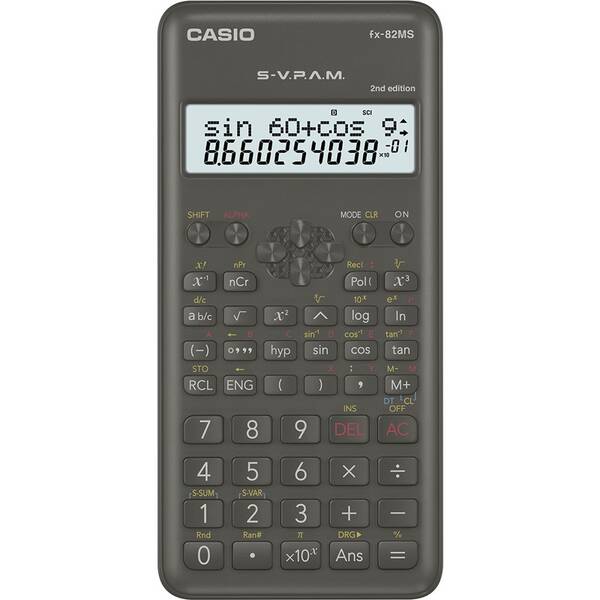 Kalkulačka Casio FX 82 MS 2E čierna

