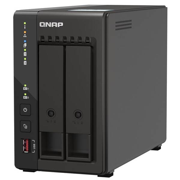Sieťové úložisko QNAP TS-253E-8G čierne

