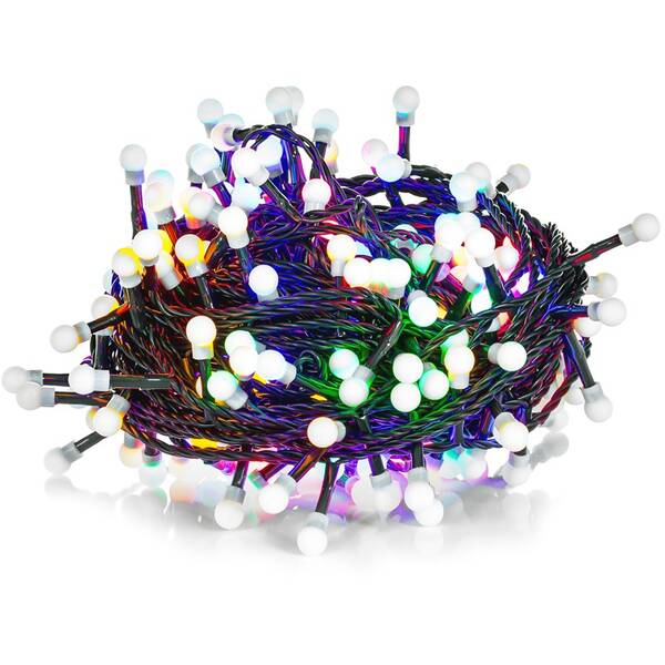 Vianočné osvetlenie RETLUX RXL 266, reťaz guličky, 8 funkcií, 100 LED, 10 m, multicolor 

