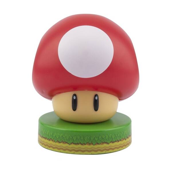 Dekoratívne LED Paladone Icon Light - Super Mario Huba červené/zelené


