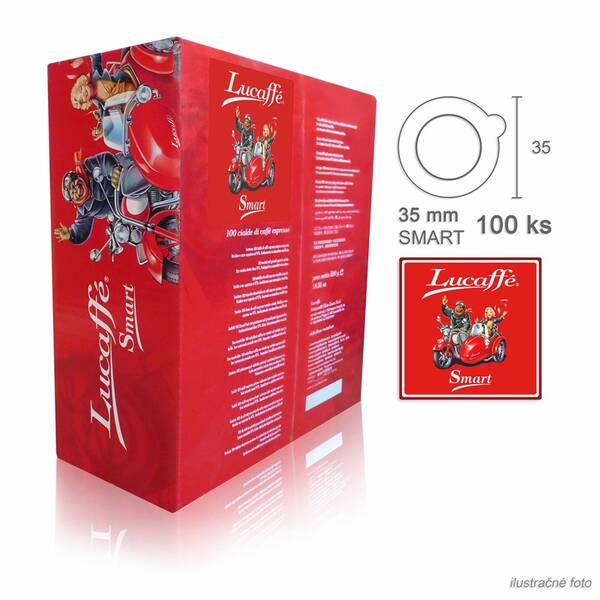 E.S.E. Pody Lucaffé SMART PODS RED 35 mm (100 ks) 

