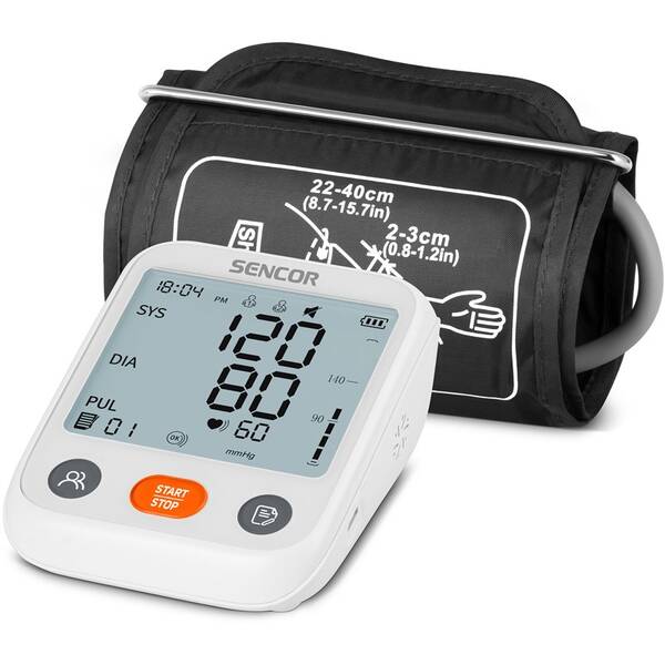 Tlakomer na pažu Sencor SBP 1150WH biely

