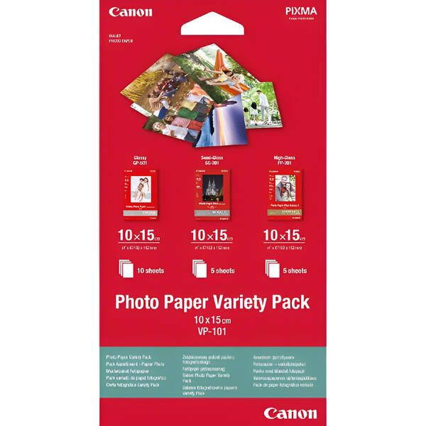 Fotopapier Canon VP-101, 10x15 Variety Pack 


