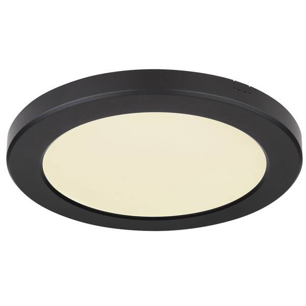 LED stropné svietidlo GLOBO Lasse, kruh, 22 cm, LED, 18W čierne

