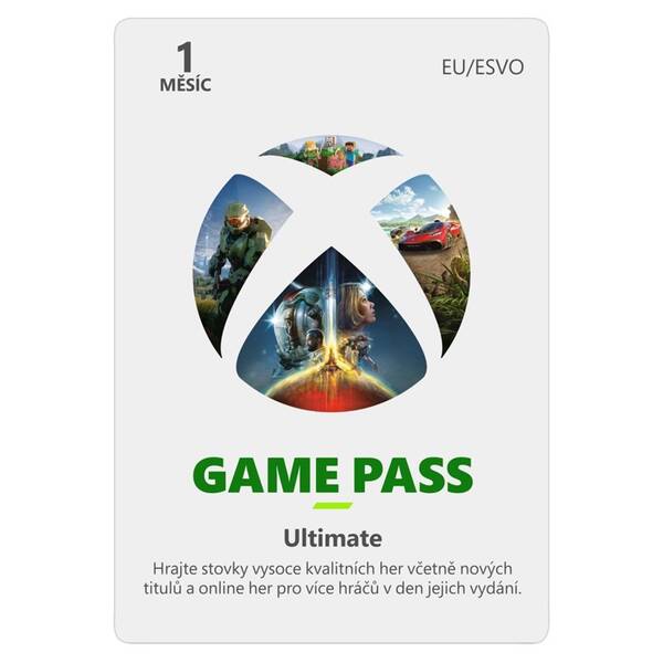  Microsoft Xbox Game Pass Ultimate - predplatné na 1 mesiac - elektronická licencia 

