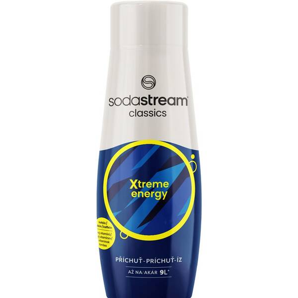 Príchuť pre šumivú vodu SodaStream Xtreme energy 440 ml 

