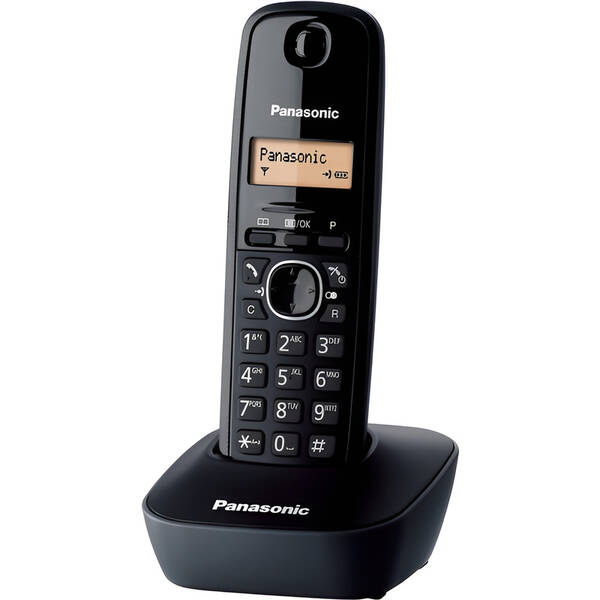 Domáci telefón Panasonic KX TG1611FXH DECT čierny

