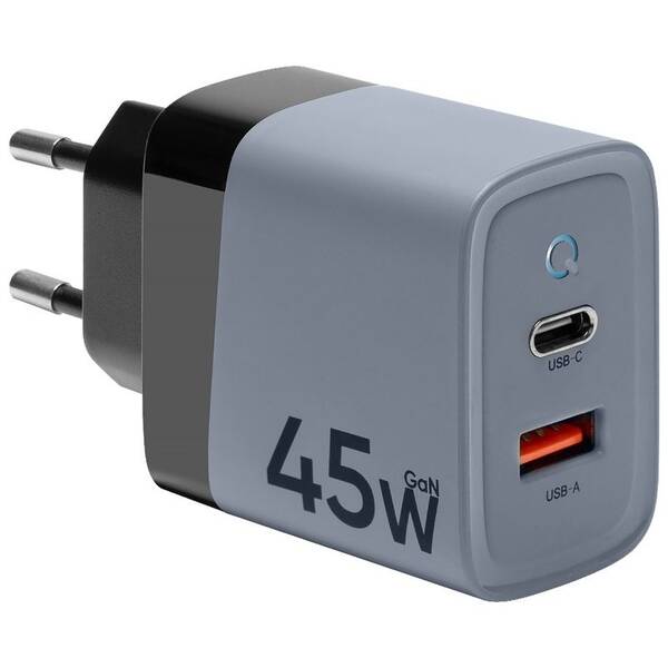 Nabíjačka do siete Tactical Microgrid GaN 45 W sivá


