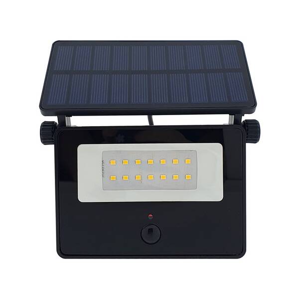 Reflektor Trixline TR 386S LED Solární 2W 4200K s pohybovým senzorem čierny

