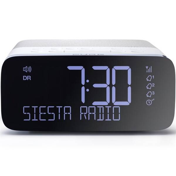 Rádiobudík Pure Siesta Rise čierny/biely

