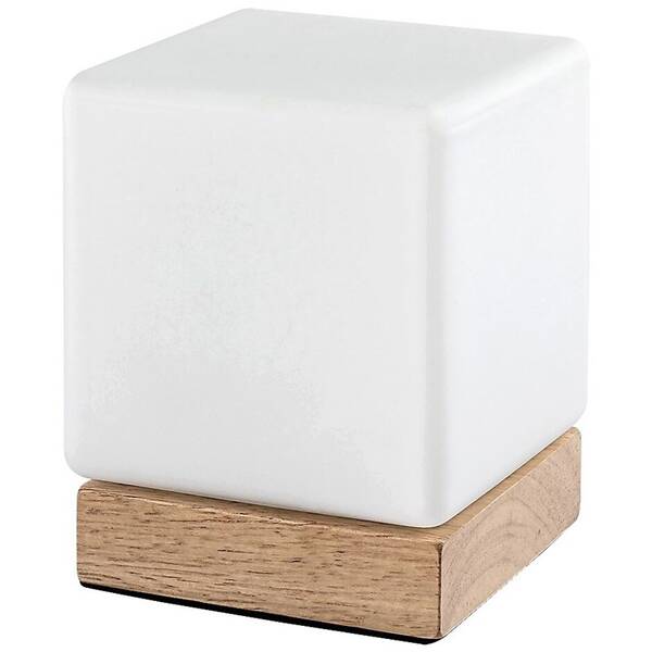 Stolná lampa Rabalux Pirit 76003 biela/drevená

