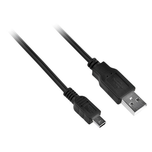 Kábel GoGEN USB/mini USB, 1,5m čierny

