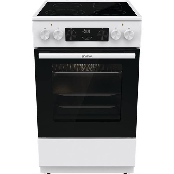 Sklokeramický sporák Gorenje GECS5C70WA biely

