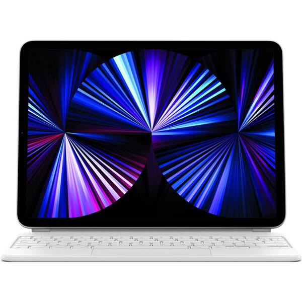 Puzdro s klávesnicou na tablet Apple Magic Keyboard pre iPad Pro 11" (4.gen.2022) a iPad Air (5.gen.2022) SK - biele 

