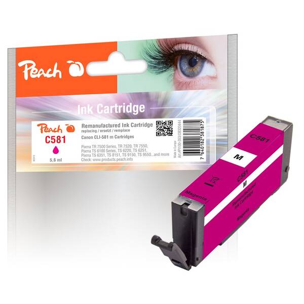 Cartridge Peach Canon CLI-581, 5,6 ml 

