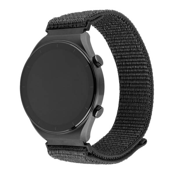 Remienok FIXED Nylon Sporty Strap na Garmin Quick Release 22mm sivý

