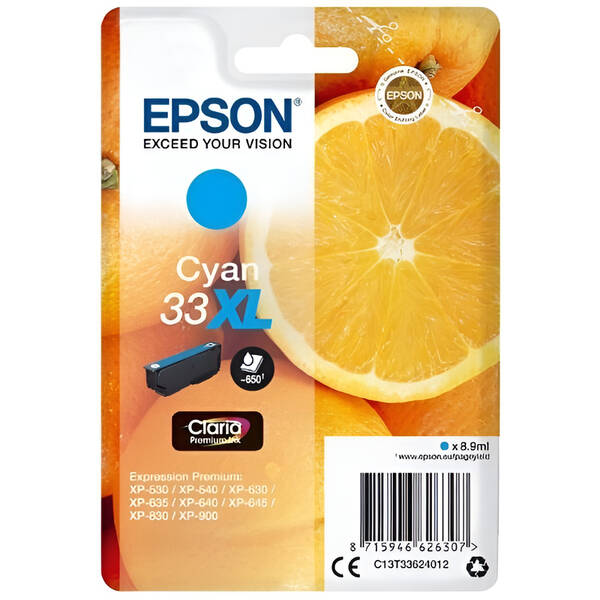 Cartridge Epson 33XL, 650 strán 

