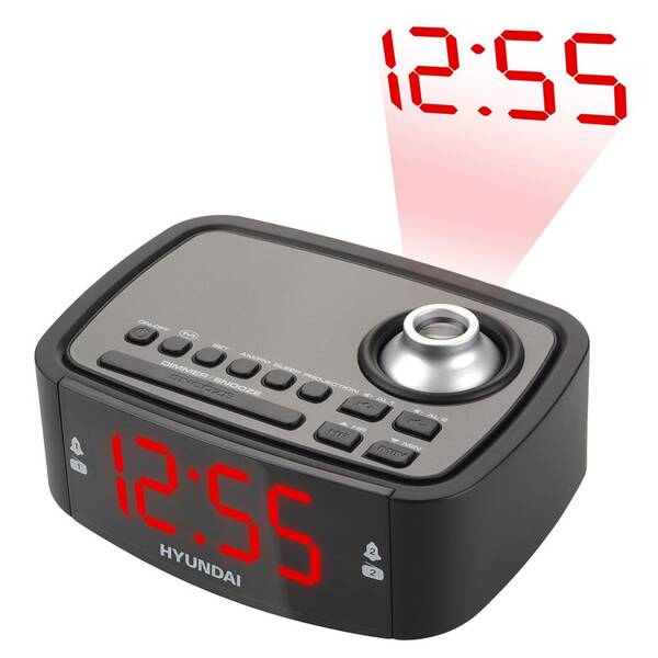 Rádiobudík Hyundai RAC 201 PLL BR čierny

