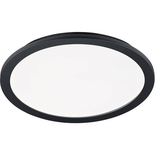 LED stropné svietidlo Reality Camillus, 22 W, okrúhle čierne

